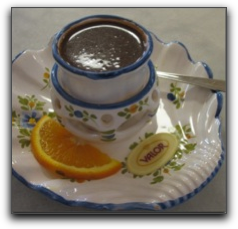 mancerina with orange