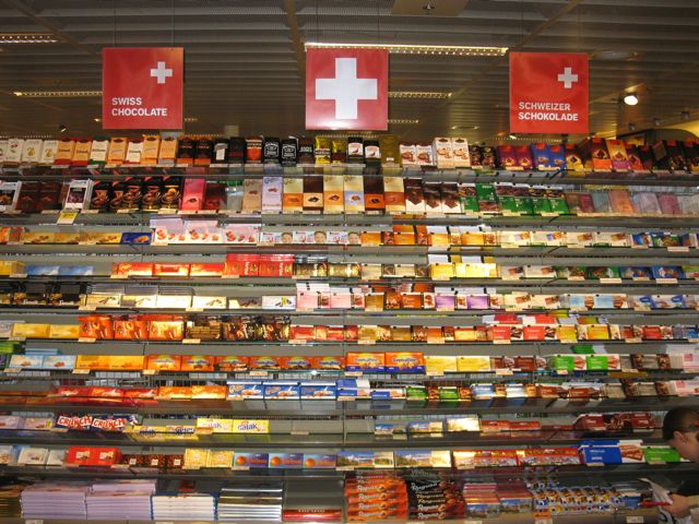 coop choc display