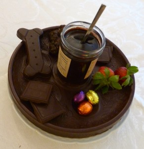 Choc Seder plate