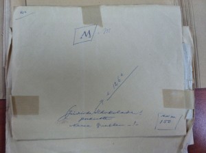 Jewish Chocolate Note from Prins Archive