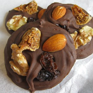 Quatre Mendiants au Chocolat